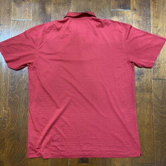 Nike Tiger Woods Collection Golf Red Polo Shirt Dri Fit Men's Size XXL - Picture 4 of 7